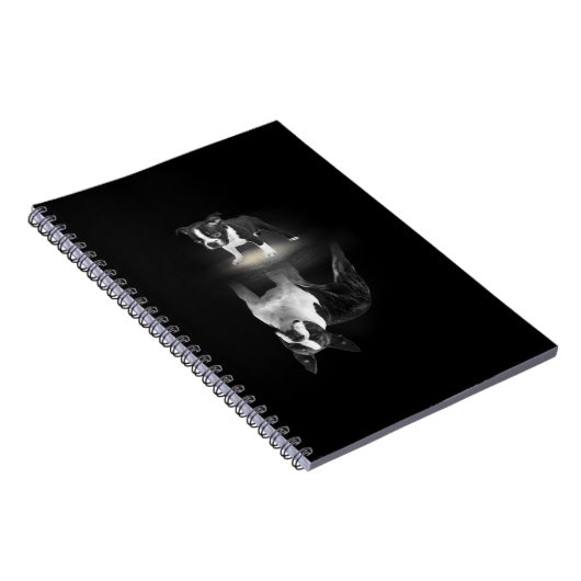 Mama Boston Terrier Dog Lover Geschenk Mutter Vate Notizblock (Rechte Seite)