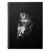 Mama Boston Terrier Dog Lover Geschenk Mutter Vate Notizblock (Vorderseite)