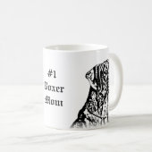 Mama-Boxer-Tasse des Boxer-#1 Kaffeetasse (VorderseiteRechts)