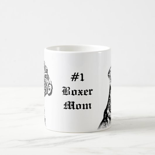 Mama-Boxer-Tasse des Boxer-#1 Kaffeetasse (Mittel)
