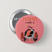 Mama braucht ein F*cking-Nickerchen für Mutter Button (Vorne & Hinten)