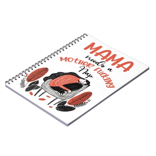 Mama braucht ein F*cking-Nickerchen für Mutter Notizblock (Linke Seite)
