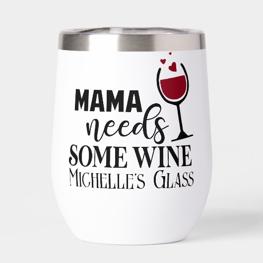 Mama braucht eine Personalisierte Mütterin (Rückseite)