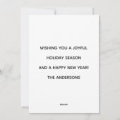 Mama braucht eine stille Nacht Feiertagskarte (Rückseite)