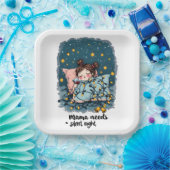 Mama braucht eine stille Nacht Pappteller (Party)