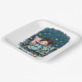 Mama braucht eine stille Nacht Pappteller (Gewinkelt)