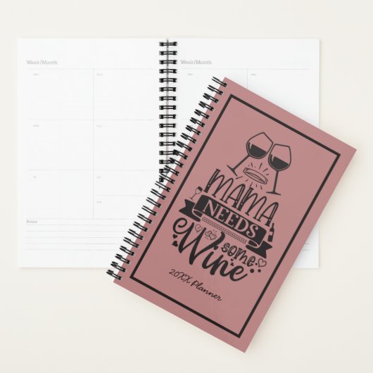 Mama braucht etwas Wein 20XX Planner Planer (Anzeige)