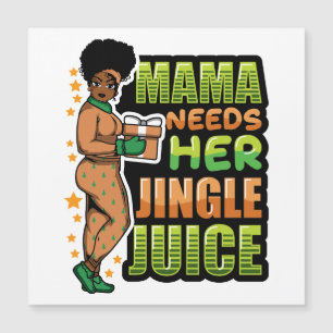 Mama braucht ihren Singsaft, der Weihnachtssho tri Magnetkarte