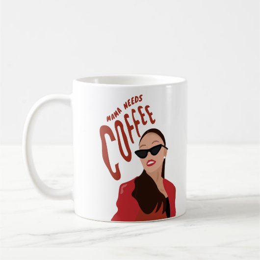 Mama braucht Kaffee Kaffeetasse (Links)