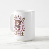 Mama braucht Kaffee Kaffeetasse (Vorderseite Links)