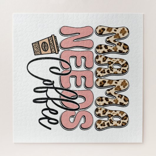 Mama braucht Kaffee Puzzle (Horizontal)