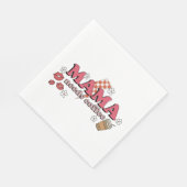 Mama braucht Kaffee Serviette (Ecke)