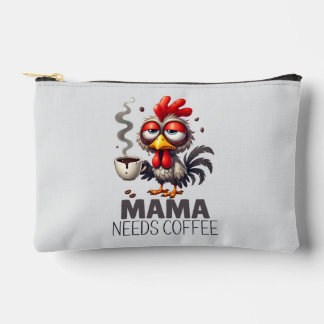 Mama braucht Kaffee überstimuliertes Sonnenhühnche Zubehörtasche