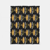 Mama braucht Pasta Spaghetti und Fleischbällchen Fleecedecke (Vorderseite)