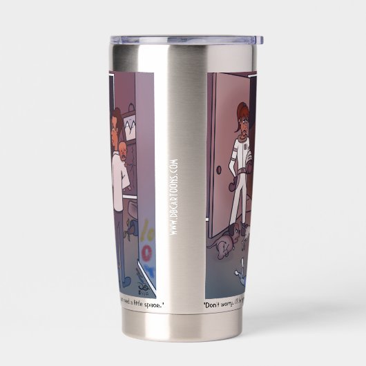 Mama braucht Platz Thermobecher (Links)