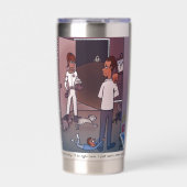 Mama braucht Platz Thermobecher (Vorderseite)