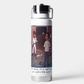 Mama braucht Platz Trinkflasche (Hinten)