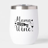 Mama braucht Wein Zitrusfrüchte Wein Spaß (Vorderseite)