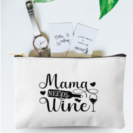 Mama braucht Wein Zitrusfrüchte Wein Spaß Zubehörtasche