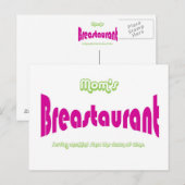 Mama Breastaurant Postkarte (Vorne/Hinten)
