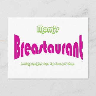Mama Breastaurant Postkarte