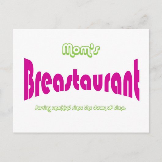 Mama Breastaurant Postkarte (Vorderseite)