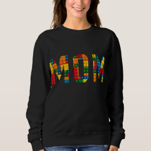 Mama Brick Builder Funny Blocks Master Builder Sweatshirt