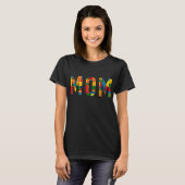 Mama Brick Builder Funny Blocks Master Builder T-Shirt (Vorne ganz)