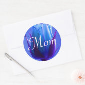 Mama Bright Blue Rose Aufkleber (Umschlag)