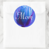 Mama Bright Blue Rose Aufkleber (Tasche)