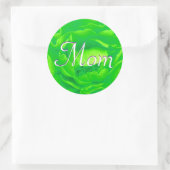 Mama Bright Green Rose Aufkleber (Tasche)