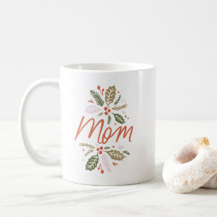 Mama Bright Holly Weihnachtskript Kaffeetasse