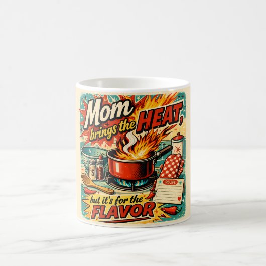 Mama bringt die Hitze - Becher Kaffeetasse (Mittel)