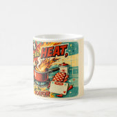 Mama bringt die Hitze Kaffeetasse (VorderseiteRechts)