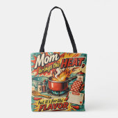 Mama bringt die Hitze Tasche (Rückseite)