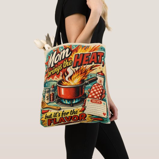Mama bringt die Hitze Tasche (Von Nahem)