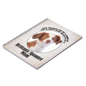 Mama Brittany Spaniel Notizblock (Linke Seite)