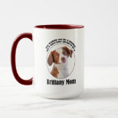 Mama Brittany Spaniel Tasse (Links)