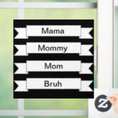 Mama Bruh Window Decal Fensteraufkleber (Zuhause)