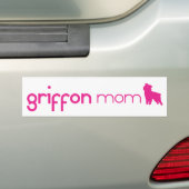 Mama Brüssels Griffon Autoaufkleber (Auf Auto)