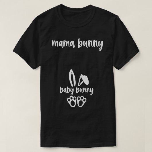 Mama Bu verkündet "Funny Oaster Pregnancy" T-Shirt (Design vorne)