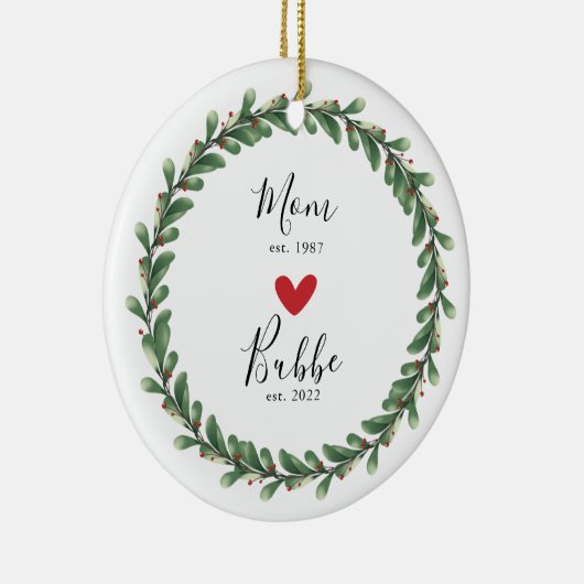 Mama | Bubbe Jahr Osten. Keramik Keramik Ornament (Rechts)