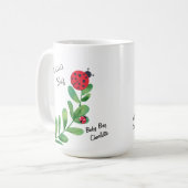 Mama Bug + Baby Bug Kaffee-Tasse mit Pflanze nach  Kaffeetasse (Vorderseite Links)