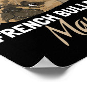 Mama Bulldog Bull Dog Liebhaber Poster (Ecke)