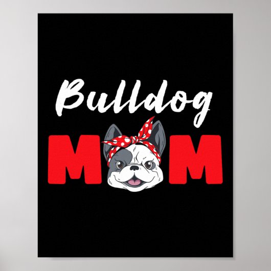 Mama - Bulldog Poster (Vorne)