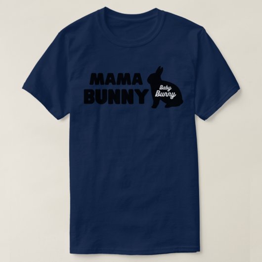 Mama Bunny Baby Geschenk Idee Mutter 1 T-Shirt (Design vorne)