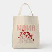 Mama Bunny Hearts Tasche - Niedliche Muttertagstas (Rückseite)