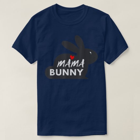Mama Bunny Mamas Special zum Muttertag T-Shirt (Design vorne)
