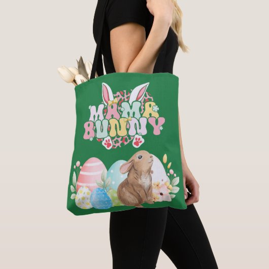 MAMA Bunny Oaster Group Eggs Hoppy Ostertag Tasche (Von Nahem)
