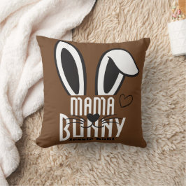 Mama Bunny Oster Elegante niedliche Familie Kissen